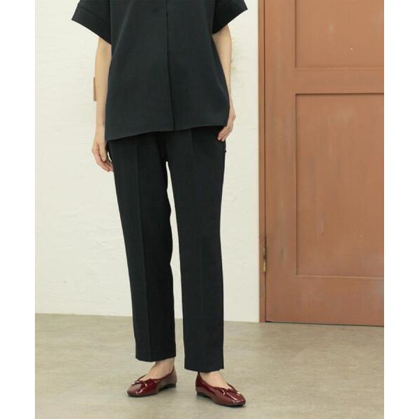 パンツ 美脚イージーテーパードパンツ「防シワ/洗濯機洗い可/抗ピル/ストレッチ」「丈が選べる/SS-LLサイズ/セットアップ対応」 レディース