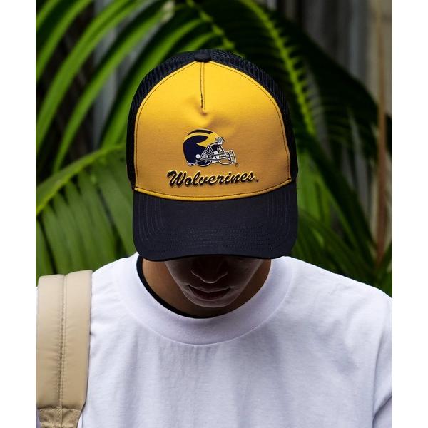 メッシュキャップ キャップ 帽子 メンズ 「U.S. COLLEGE/ユーエスカレッジ」キャンバスメッシュキャップ メンズ レディース
