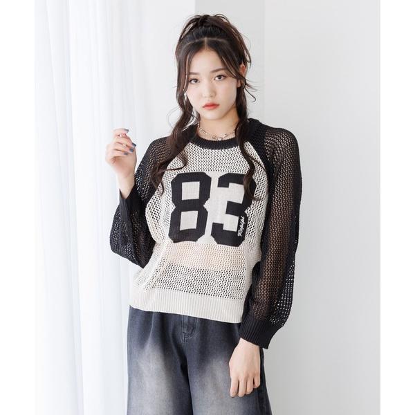 『セール実施中』ZOZO問い合わせ番号:95647537ショップ:repipi armario，レピピアルマリオブランド:repipi armario，レピピ アルマリオ，10C REPIPI，ジューシーレピピ商品名:メッシュナンバリングニ...