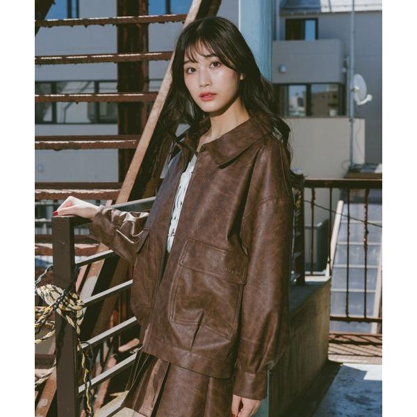 『セール実施中』ZOZO問い合わせ番号:95647551ショップ:repipi armario，レピピアルマリオブランド:repipi armario，レピピ アルマリオ，10C REPIPI，ジューシーレピピ商品名:フェイクレザールーズジ...