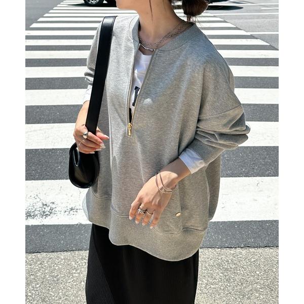 『タイムセール実施中』ZOZO問い合わせ番号:95681106ショップ:RANAN，ラナンブランド:RANAN，ラナン商品名:フロントハーフジップスウェットカテゴリ:トップス>スウェットブランド品番:720611素材:本体: 綿60%...