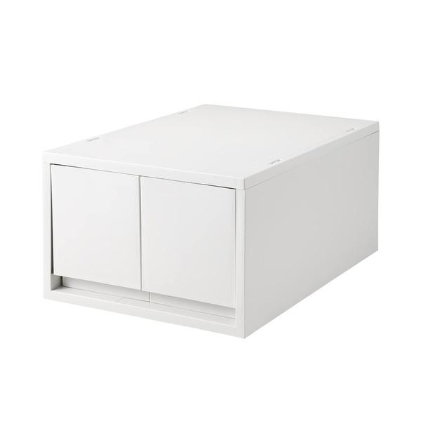 ZOZO問い合わせ番号:95682891ショップ:無印良品，ムジルシリョウヒンブランド:無印良品，ムジルシリョウヒン商品名:再生ポリプロピレン入り　小物収納ケース　大　引出２個　ホワイトグレー　約幅２６×奥行３７×高さ１７．５ｃｍカテゴリ:...