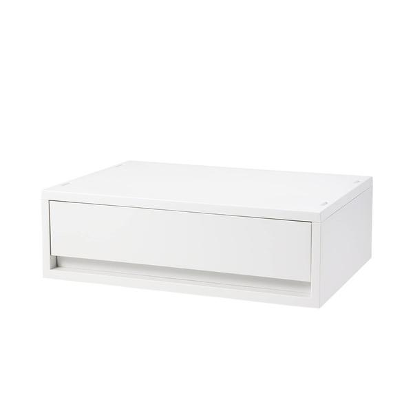 ZOZO問い合わせ番号:95682893ショップ:無印良品，ムジルシリョウヒンブランド:無印良品，ムジルシリョウヒン商品名:再生ポリプロピレン入り　小物収納ケース　ワイド　中　ホワイトグレー　約幅３７×奥行２６×高さ１２ｃｍカテゴリ:インテ...