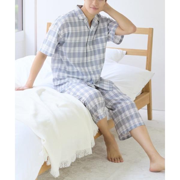 アセドロン パジャマ アセドロン ルームウェア 半袖7分丈パンツ メンズ
