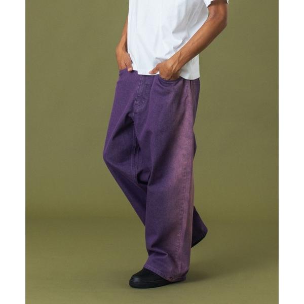 『タイムセール実施中』ZOZO問い合わせ番号:95844032ショップ:XLARGE，エクストララージブランド:XLARGE，エクストララージ商品名:SIDE FADED BAGGY DENIM PANTSカテゴリ:パンツ>デニムパン...