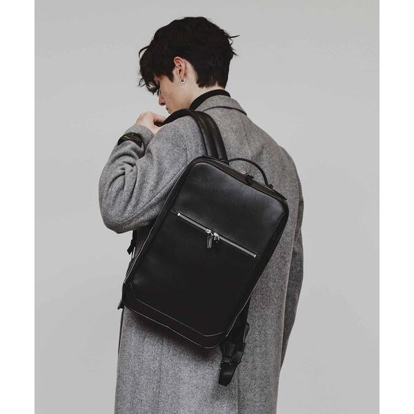 ビジネスリュック デイバック リュック Refined Leather バックパック メンズ