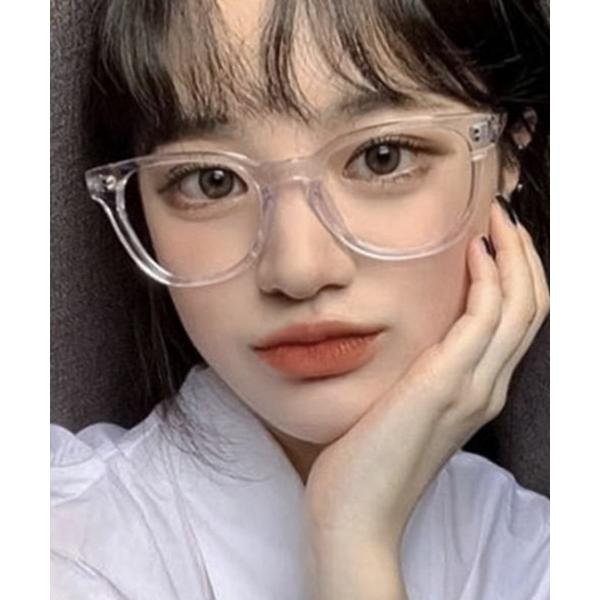 『タイムセール実施中』ZOZO問い合わせ番号:95876578ショップ:Rora，ローラブランド:Blanc de Blue，ブランドブルー商品名:ビックフレームクリアメガネカテゴリ:ファッション雑貨>メガネブランド品番:1683mg...