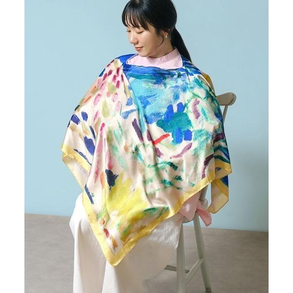 ZOZO問い合わせ番号:95909775ショップ:10mois，ディモワブランド:10mois，ディモワ商品名:【マティス×10mois(ディモワ)】アンリ・マティス ナーシングスカーフ コリウールの風景 / 授乳ケープカテゴリ:ママ＆ベビ...