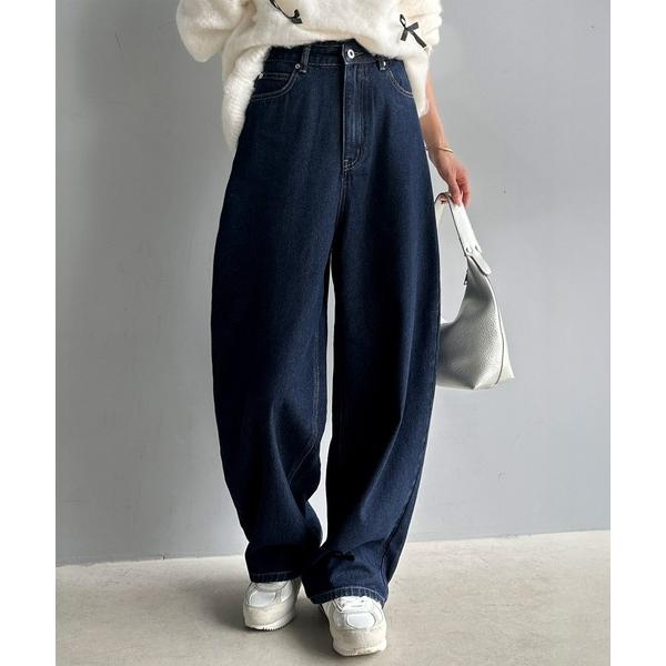 『タイムセール実施中』ZOZO問い合わせ番号:95911216ショップ:Classical Elf，クラシカルエルフブランド:classicalelf，クラシカルエルフ商品名:こなれ感抜群の1本。ゆったりシルエットカーブデニムエッグパンツカ...