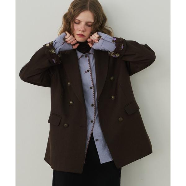 ZOZO問い合わせ番号:95911939ショップ:YARD PLUS/AUNT MARIE'S，ヤードプリュス/アントマリーズブランド:Unitage，ユニテージ商品名:ローズロールアップブレザーカテゴリ:ジャケット/アウター>テーラ...