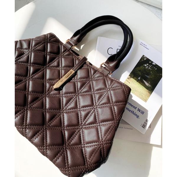 『タイムセール実施中』ZOZO問い合わせ番号:95943946ショップ:moment+，モーメントプラスブランド:moment+，モーメントプラス商品名:キルティングハンドバッグカテゴリ:バッグ>ハンドバッグブランド品番:MB158素...