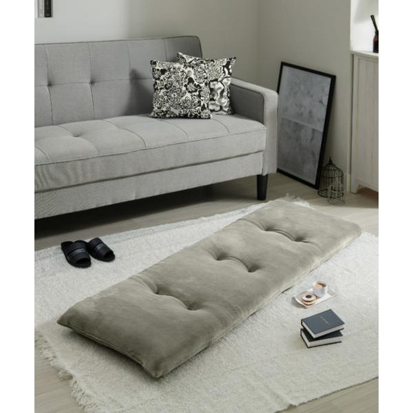 ZOZO問い合わせ番号:96039919ショップ:BELLUNA PLUS，ベルーナ プラスブランド:iellio，イエリオ商品名:洗える！ふっくらソファーパッド　とろけるマイクロ素材　3人掛け　 / ロングクッションカテゴリ:インテリア&...