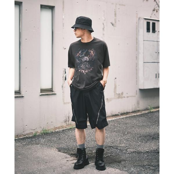 tシャツ CONZ別注 TEE/グラフィックTシャツ/ビンテージ加工/JIEDA/夏服/Tシャツ メンズ