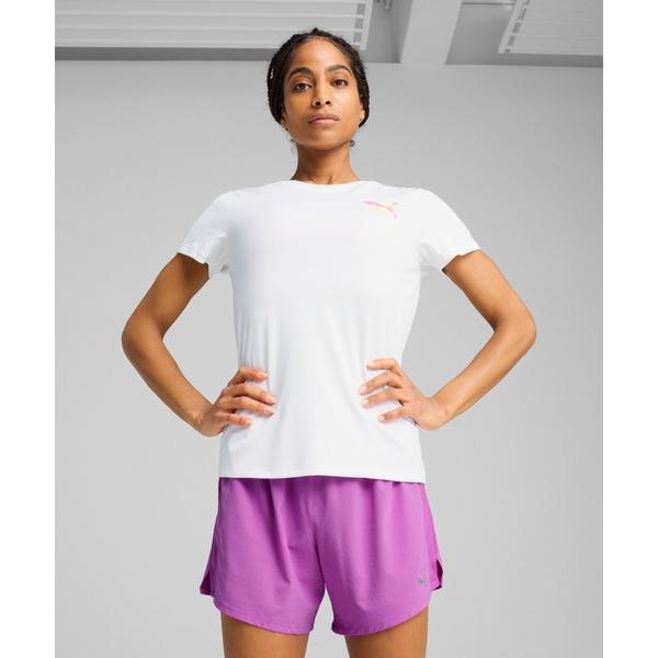 tシャツ PUMA プーマ ウィメンズ グラフィック ランニング イラストレーション 半袖 Tシャツ レディース