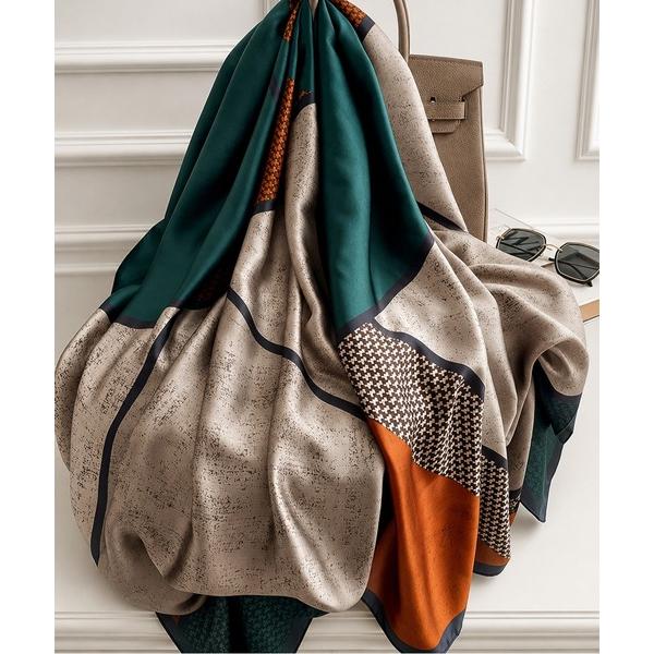 ストール マフラー 「 NOLITA / ノリータ 」スタイリッシュ ヴィンテージライク マルチカラー ストール ショール スカーフ レディース メンズ
