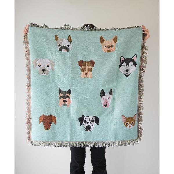 『タイムセール実施中』ZOZO問い合わせ番号:96104578ショップ:Port，ポートブランド:Port，ポート商品名:【 Port / ポート 】 わんわん ドッグ ブランケット / 犬 #カテゴリ:インテリア>ブランケットブラン...