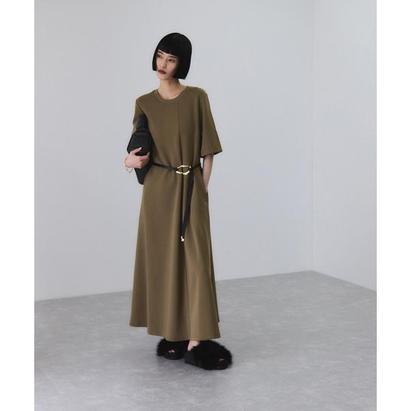 『セール実施中』ZOZO問い合わせ番号:96105430ショップ:ADAM ET ROPE'，アダムエロペブランド:ADAM ET ROPE'，アダムエロペ商品名:【サステナブル】ベルトコンビアシメワンピースカテゴリ:ワンピース/ドレス&g...