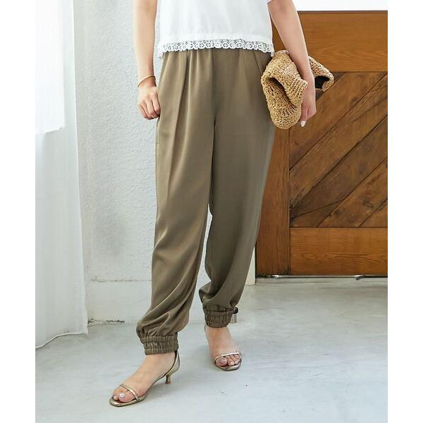 『タイムセール実施中』ZOZO問い合わせ番号:96139859ショップ:le.coeur blanc，ルクールブランブランド:le.coeur blanc，ルクールブラン商品名:《なめらかな肌あたり》サテンジョガーパンツカテゴリ:パンツ&g...