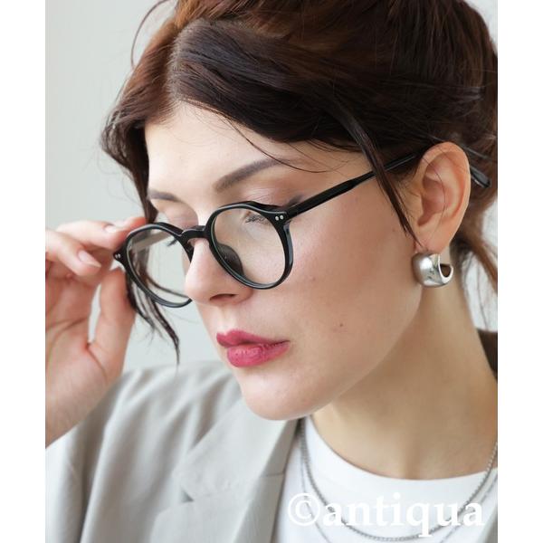 ZOZO問い合わせ番号:96140452ショップ:antiqua，アンティカブランド:antiqua，アンティカ商品名:ラウンド型メガネカテゴリ:ファッション雑貨>メガネブランド品番:ZJ-00222素材:ポリカーボネート ケース：ポ...