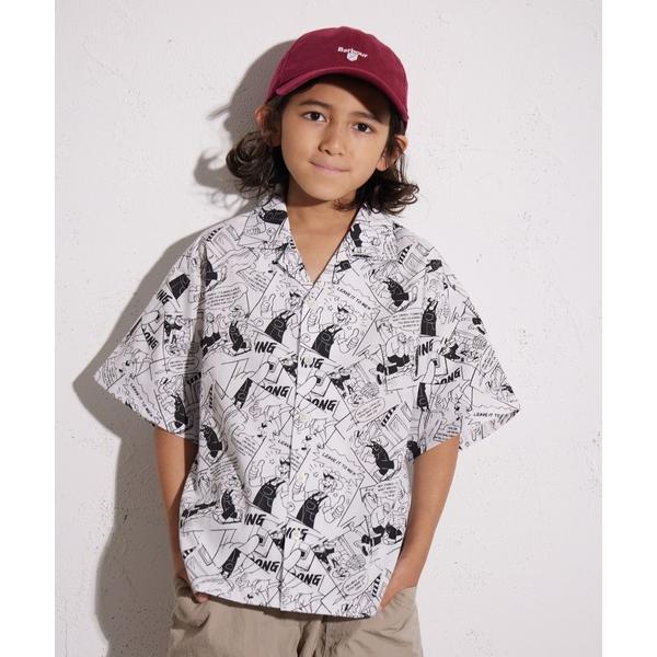 『セール実施中』ZOZO問い合わせ番号:96171810ショップ:pairmanon，ペアマノンブランド:PAIRMANON STREET，ペアマノンストリート商品名:【PAIRMANON STREET】コミック柄 総柄シャツカテゴリ:トッ...