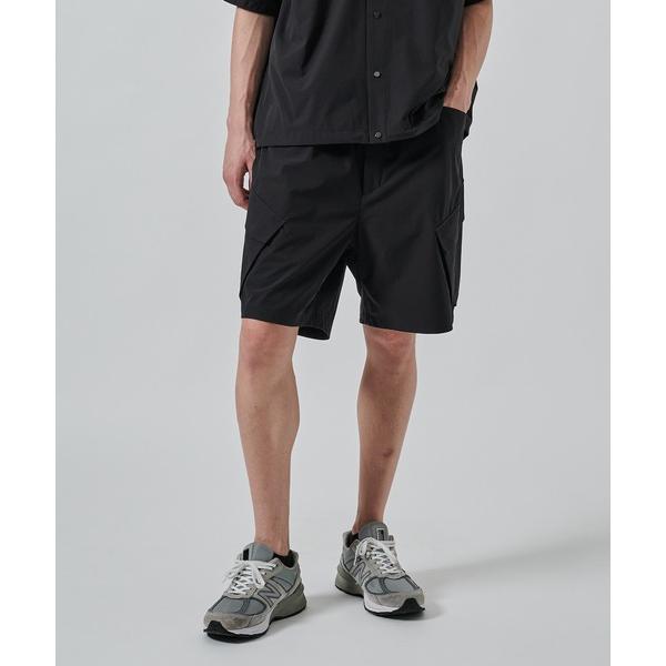 パンツ 「White Mountaineering」別注 BLK WIDE CARGO SHORT PANTS / ウォッシャブル / 透湿素材 メンズ