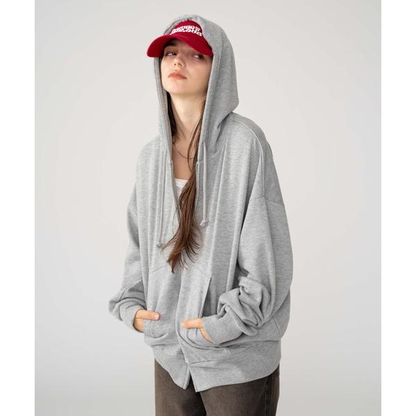 『セール実施中』ZOZO問い合わせ番号:96303021ショップ:WEGO，ウィゴーブランド:WEGO，ウィゴー商品名:WEGO/【25年秋冬新作】コンパクトフィットダブルZIPパーカーカテゴリ:トップス>パーカーブランド品番:WE2...