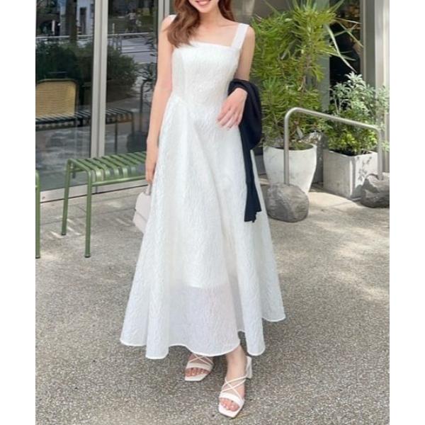 ワンピース 夏 「AKB48 千葉恵里さん着用」ショルダーリボンワンピース 夏服 キャミワンピース