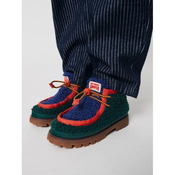 デッキシューズ モカシン BOBO CHOSES x CAMPER Compas Wallabee borrego shoes キッズ 子供
