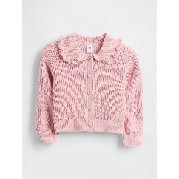 ZOZO問い合わせ番号:96337558ショップ:GAP，ギャップブランド:GAP，ギャップ商品名:襟付きニットカーディガンカテゴリ:トップス>カーディガン/ボレロブランド品番:815996素材:コットン100%カラー:アイボリー，ピ...