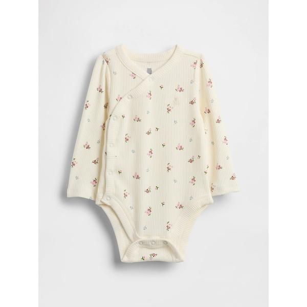 ※このアイテムは返品・交換対象外商品です。ZOZO問い合わせ番号:96337573ショップ:GAP，ギャップブランド:GAP，ギャップ商品名:はじめてのお気に入り 細リブ クロスオーバー ボディスーツ (ベビー)カテゴリ:ママ＆ベビー&gt...