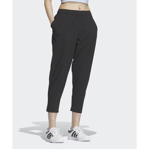『タイムセール実施中』ZOZO問い合わせ番号:96368281ショップ:adidas，アディダスブランド:adidas，アディダス商品名:ウーブン クロップ パンツツ / アディダス adidasカテゴリ:パンツ>スウェットパンツブラ...