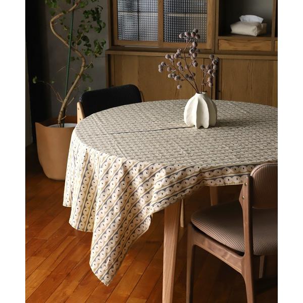 ZOZO問い合わせ番号:96368953ショップ:a.depeche，アデペシュブランド:a.depeche，アデペシュ商品名:【a.depeche/アデペシュ】テーブルクロス　kha-na table cloth 120×150 KOME...