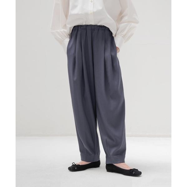 ワイドパンツ パンツ drape carrot pants(ドレープキャロットパンツ) レディース