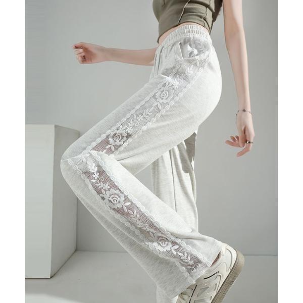 『セール実施中』ZOZO問い合わせ番号:96371223ショップ:DIAVEL，ディアベルブランド:DIAVEL，ディアベル，LADY LIKE，レディライク，SHEENA，シーナ商品名:【新色追加】レース切替フラワーパターンワイドパンツカ...