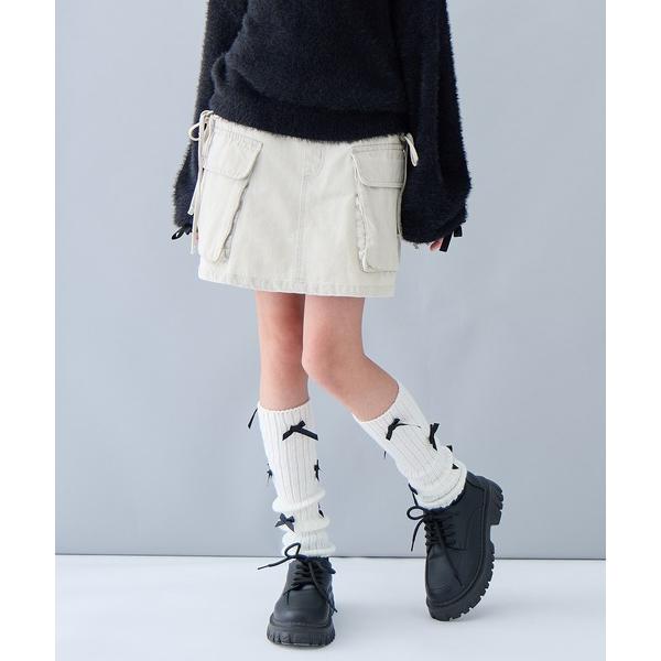 『タイムセール実施中』ZOZO問い合わせ番号:96372254ショップ:cross marche，クロスマルシェブランド:Amourire girl，アムリールガール，cross marche，クロスマルシェ商品名:レースアップデニムカーゴ...