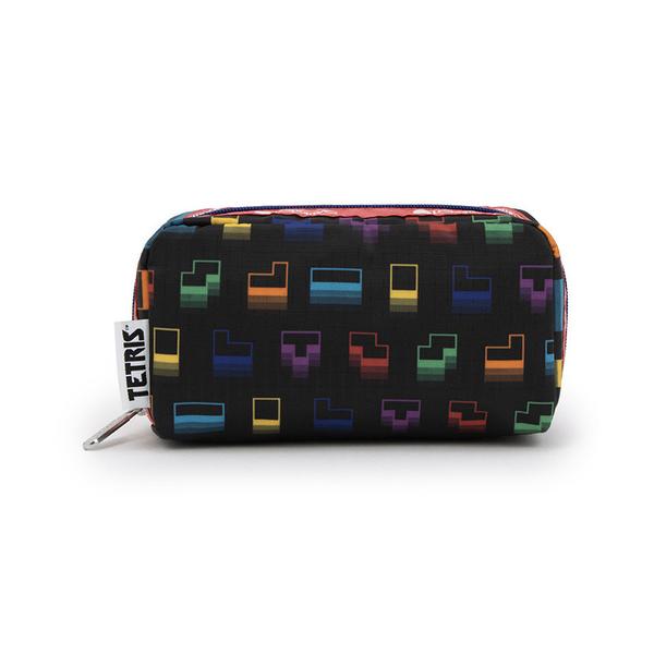 ポーチ RECTANGULAR COSMETIC テトリスフォーリングブロックス/ピンク レディース メンズ
