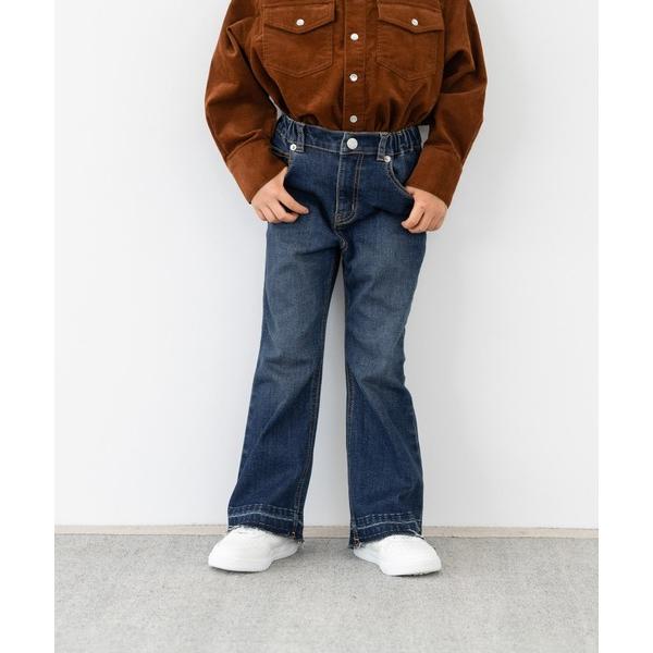 『セール実施中』ZOZO問い合わせ番号:96530903ショップ:LOWRYS FARM，ローリーズファームブランド:LOWRYS FARM，ローリーズファーム商品名:デニムフレアパンツ　571655カテゴリ:パンツ>デニムパンツブラ...