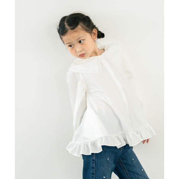 『セール実施中』ZOZO問い合わせ番号:96531183ショップ:LOWRYS FARM，ローリーズファームブランド:LOWRYS FARM，ローリーズファーム商品名:フリルカラーチュニックブラウス　 578272カテゴリ:トップス>...