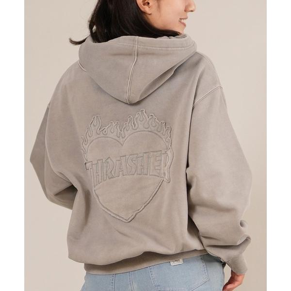 パーカー 裏起毛 THRASHER/スラッシャー スウェットパーカー フーディー 254TH2PK060 レディース
