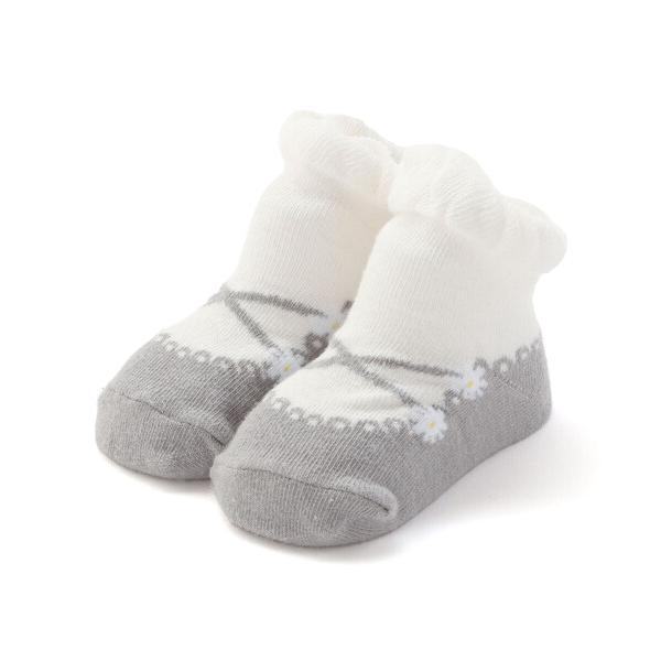 ※このアイテムは返品・交換対象外商品です。ZOZO問い合わせ番号:96564057ショップ:BEBE ONLINE STORE，ベベ オンラインストアブランド:SLAP SLIP BABY，スラップスリップベビー商品名:お花バレエシューズ風...