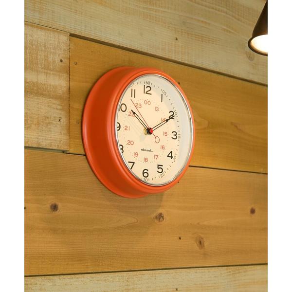 ZOZO問い合わせ番号:96564270ショップ:niko and...，ニコアンドブランド:niko and...，ニコアンド商品名:オリジナル ニコロゴウォールクロック(オレンジ)カテゴリ:インテリア>掛け時計ブランド品番:492...