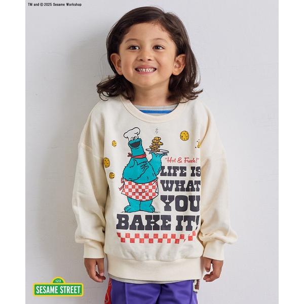 ZOZO問い合わせ番号:96567099ショップ:MARKEY'S，マーキーズブランド:SESAME STREET，セサミストリート，MARKEY'S，マーキーズ商品名:【SESAME STREET】別注プリントトレーナーカテゴリ:トップス...
