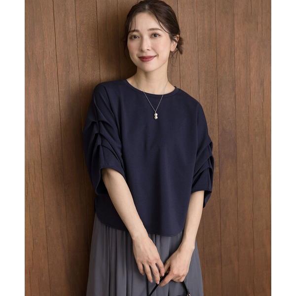 tシャツ ライトダンボール ドルマンカットソー レディース