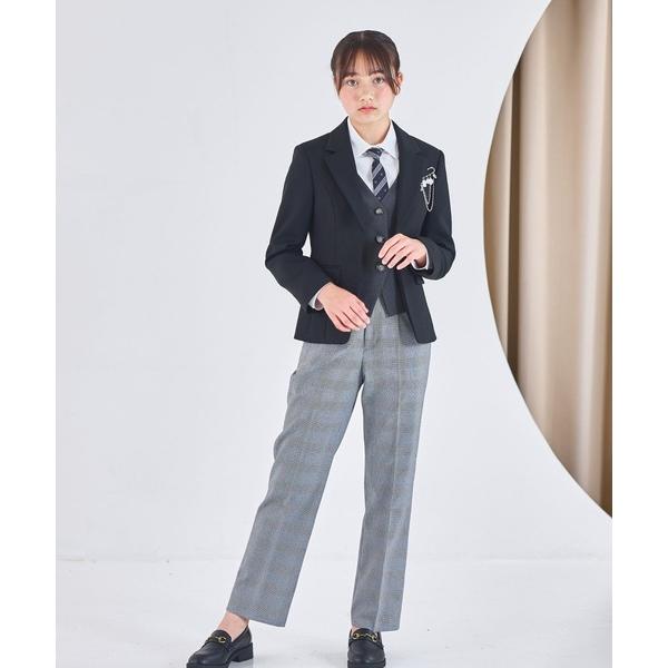 ZOZO問い合わせ番号:96635348ショップ:CHOPIN，ショパンブランド:CHOPIN，ショパン商品名:【卒服】レイヤードジャケットパンツスーツ(ジュニア/150〜170cm)カテゴリ:フォーマルスーツ/小物>スーツセットブラ...