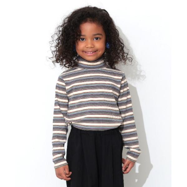 ZOZO問い合わせ番号:96697295ショップ:OCEAN&amp;GROUND，オーシャンアンドグラウンドブランド:Ocean&amp;Ground，オーシャン&amp;グラウンド商品名:タートルネックボーダーリブTシャツカテゴリ:トッ...