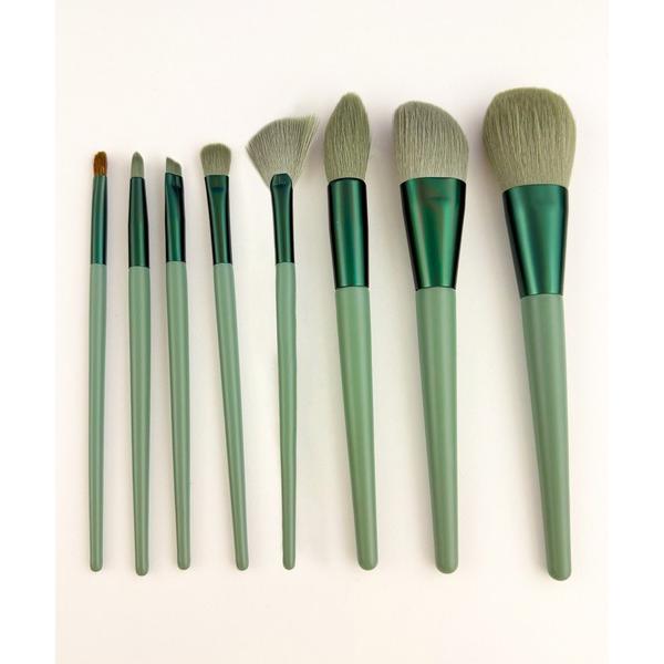 『タイムセール実施中』※このアイテムは返品・交換対象外商品です。ZOZO問い合わせ番号:96728227ショップ:Rora，ローラブランド:Blanc de Blue，ブランドブルー商品名:メイクブラシ 8本セットカテゴリ:ビューティーグッ...