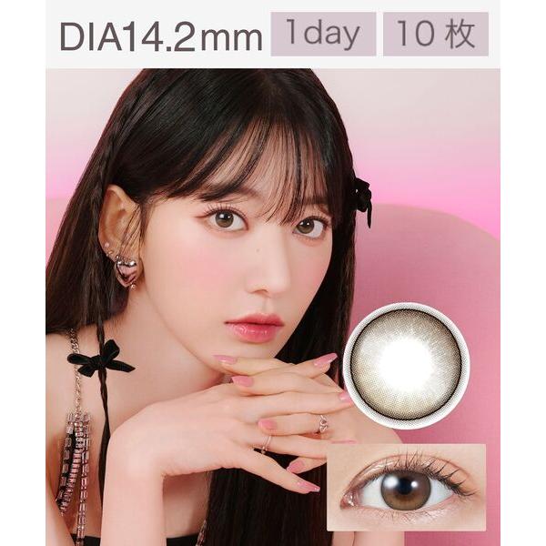 他サイト： カラコン コンタクトレンズ モラク 「水光カラコン」MOLAK ワンデー 1DAY 10枚入り ドーリッシュブラウンの商品画像