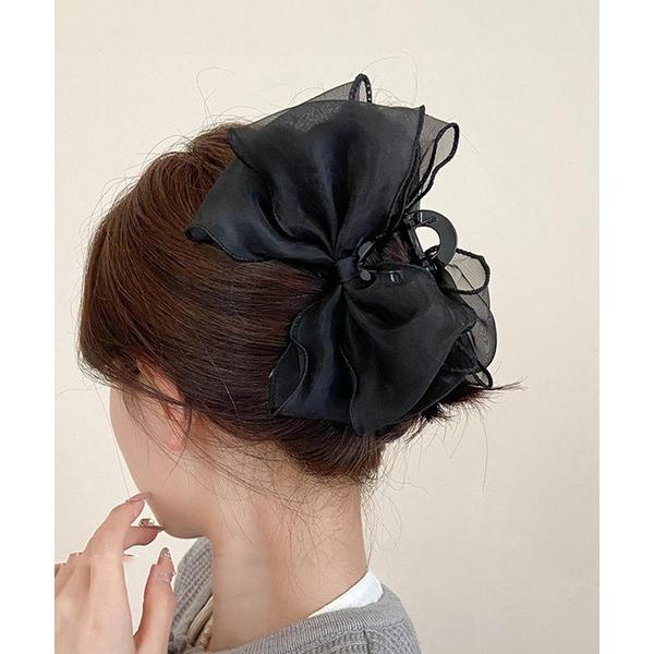 『タイムセール実施中』ZOZO問い合わせ番号:96763829ショップ:perky room，パーキールームブランド:IRADOWL，アイラドール，perky room，パーキールーム商品名:チュールリボンヘアクリップカテゴリ:ヘアアクセサ...