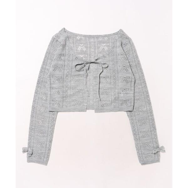 『セール実施中』ZOZO問い合わせ番号:96763973ショップ:repipi armario，レピピアルマリオブランド:repipi armario，レピピ アルマリオ，10C REPIPI，ジューシーレピピ商品名:リボンボレロCD/LS...