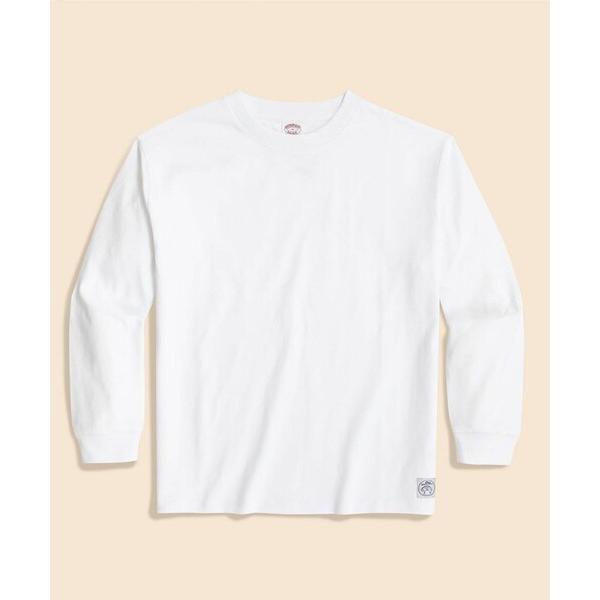 tシャツ USAコットンジャージー　ヘビーウェイト　GFロゴラベル　ロングスリーブ　Tシャツ メンズ レディース